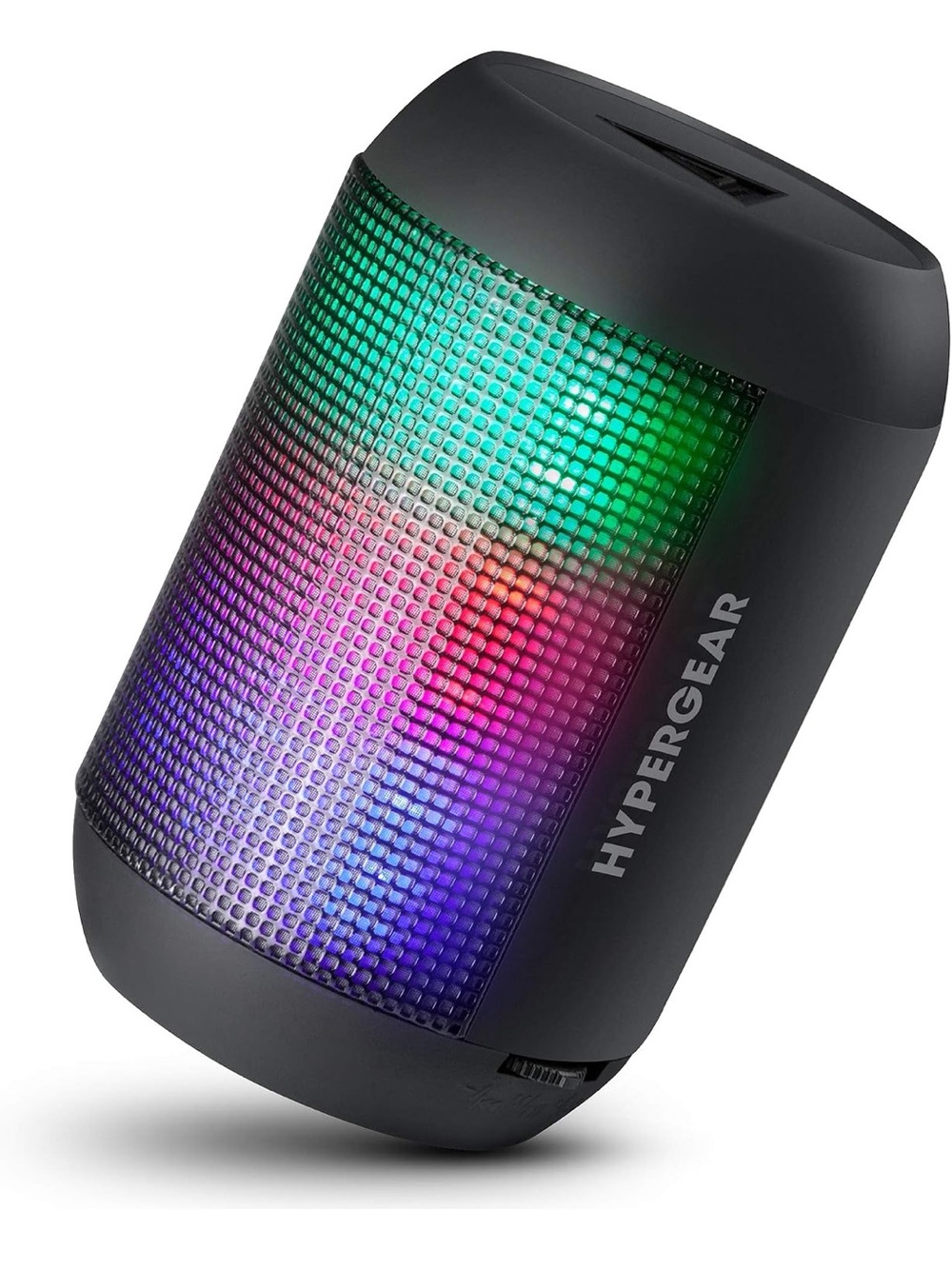 HyperGear Mini LED Portable Wireless Speaker, HD Stereo Sound, Bluetooth
